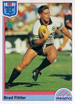 1992 Regina NSW Rugby League #38 Brad Fittler Front
